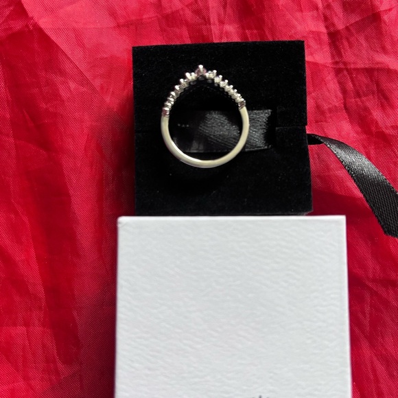Pandora. wish ring cz in sterling silver Size 7.5 - Picture 7 of 9